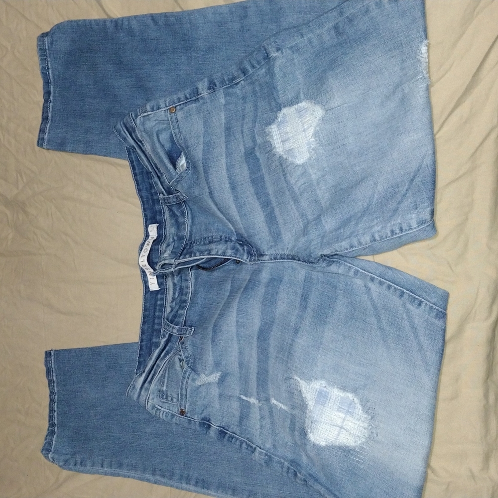 Tinseltown Blue Jeans w/ Blue Patched Rips